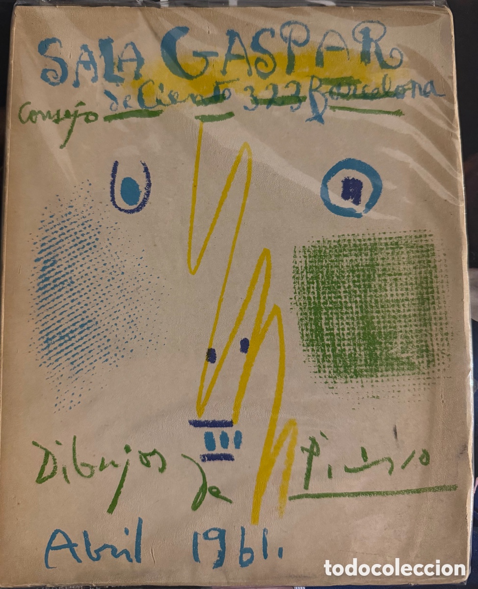 Libros antiguos: Picasso: dibujos, gouaches, acuarelas. Barcelona : Sala Gaspar, 1961.