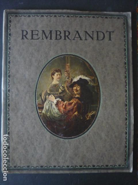 Libros antiguos: REMBRANDT REPRODUCCIONES DE SUS PRINCIPALES OBRAS, CON NOTA PRELIMINAR. E.A. SEEMANN. LEIPZIG
