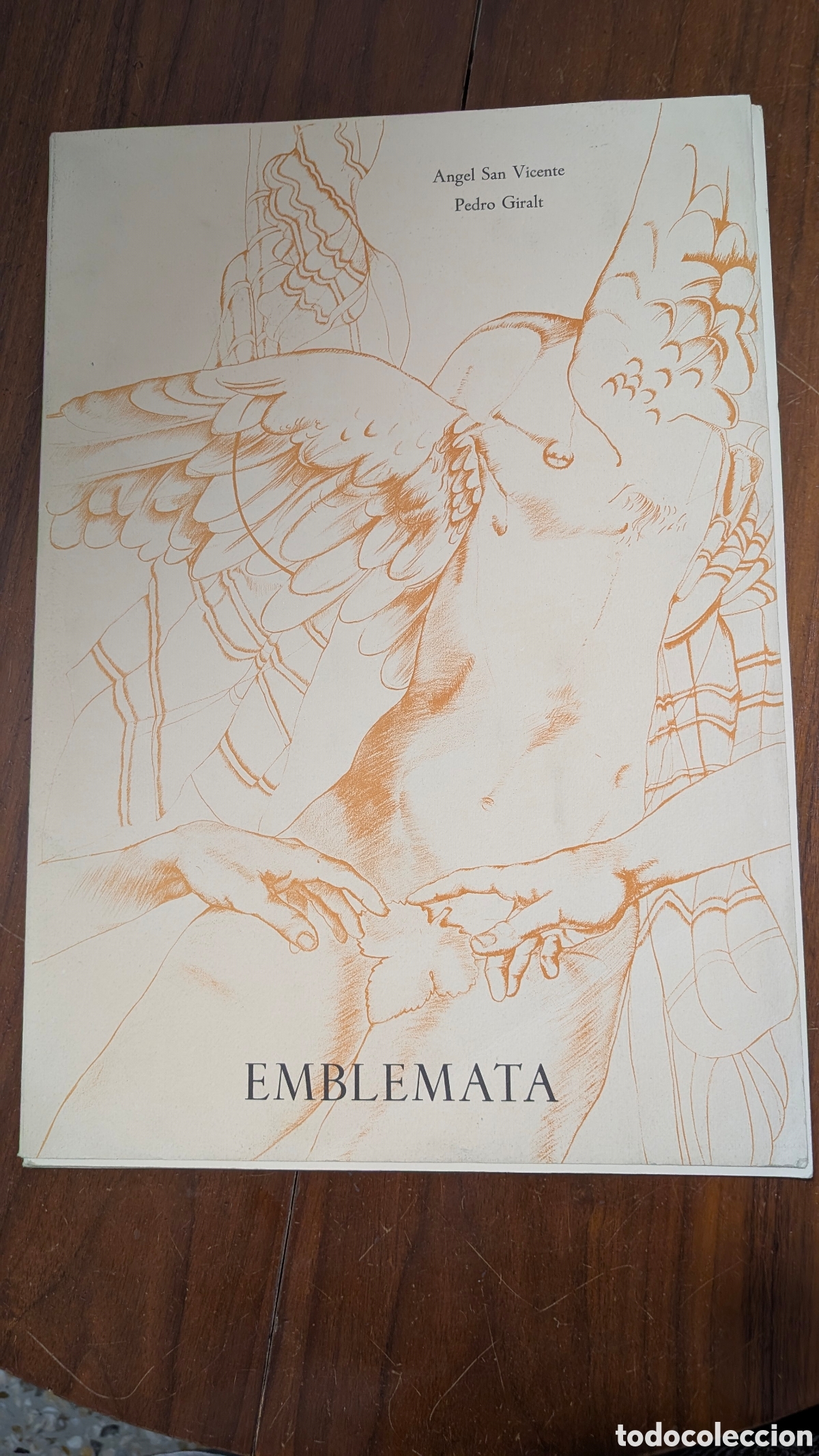 Libros antiguos: EMBLEMATA (1979) &Aacute;ngel San Vicente y Pedro Giralt. Ed. Numerada. DOBLE FIRMA y Dedicatoria.