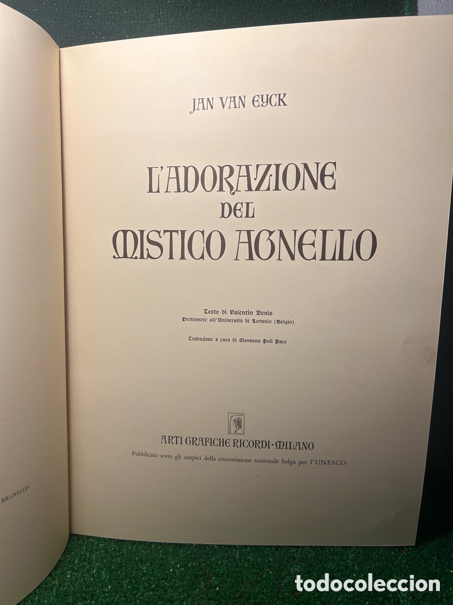 Libros antiguos: JAN VAN EYCK - EDICION ESPECIAL - LA ADORACION DEL CORDERO MISTICO -A2