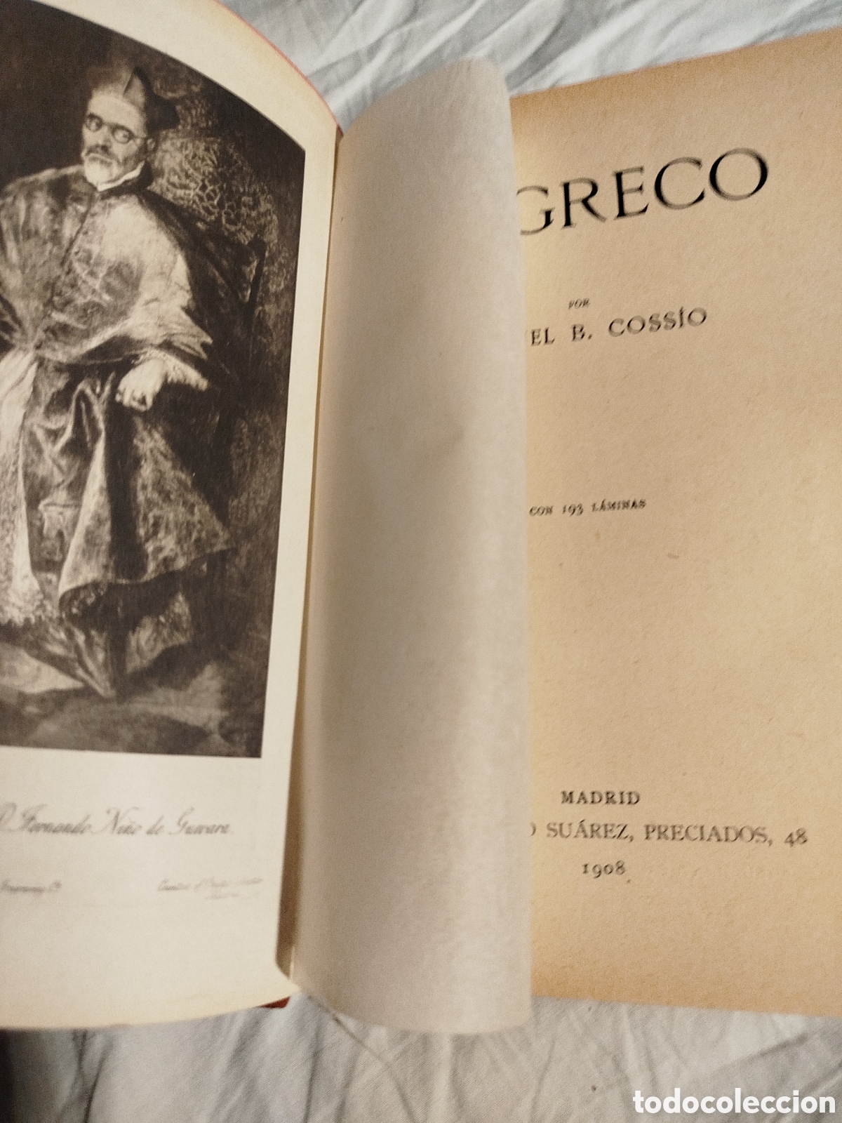 Libros antiguos: Manuel B Cossio. El Greco