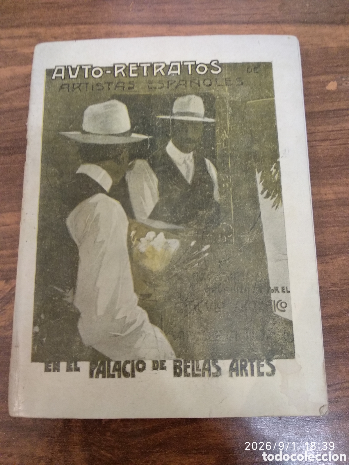 Libros antiguos: Auto-retratos de artistas Espa&ntilde;oles en el palacio de las bellas artes