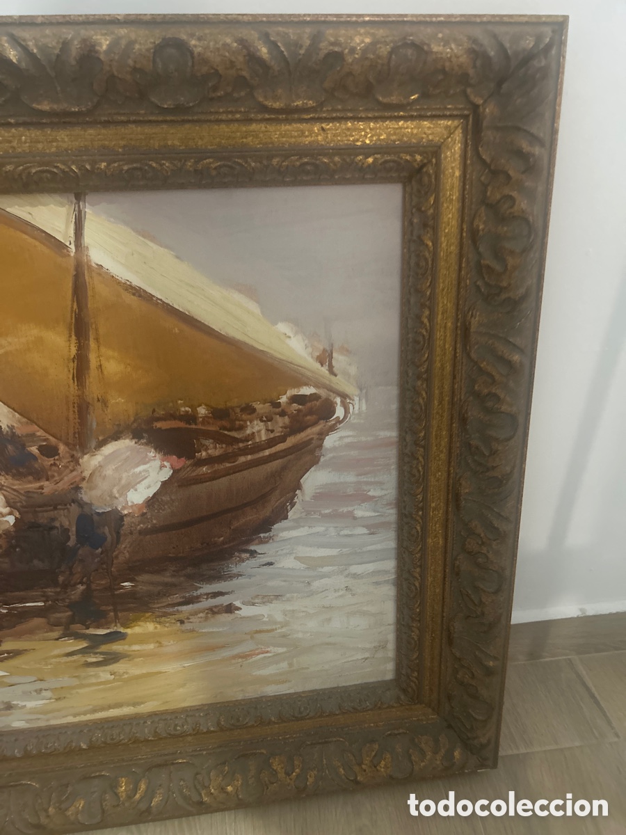 Libros antiguos: Cuadro de el pintor Costa tur - Foto 3
