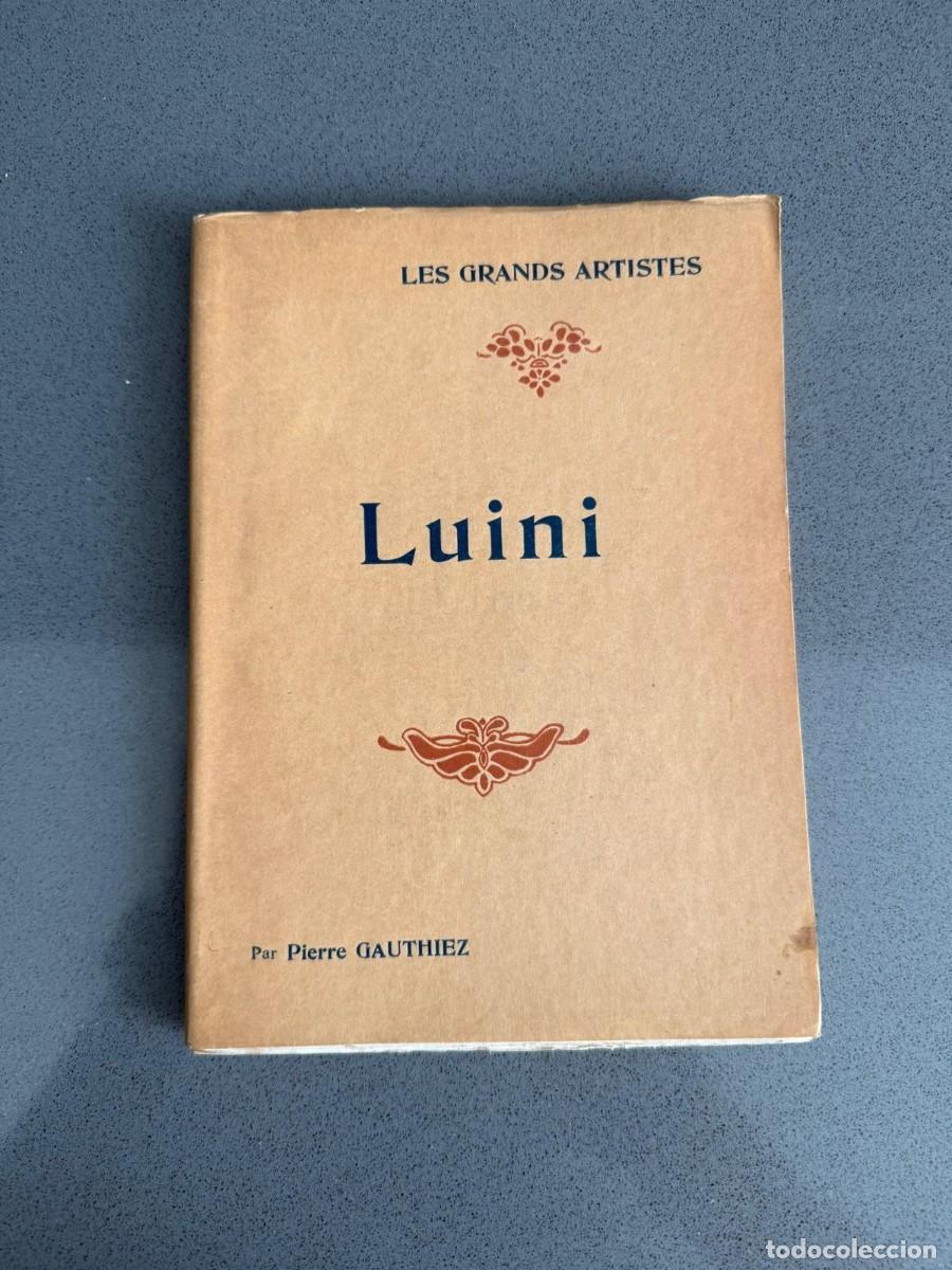 Libros antiguos: a&ntilde;o 1926 - LUINI - PIERRE GAUTHIEZ - COL. LES GRANDS ARTISTES - ED. HENRI LAURENS PAR&Iacute;S - ILUSTRADO