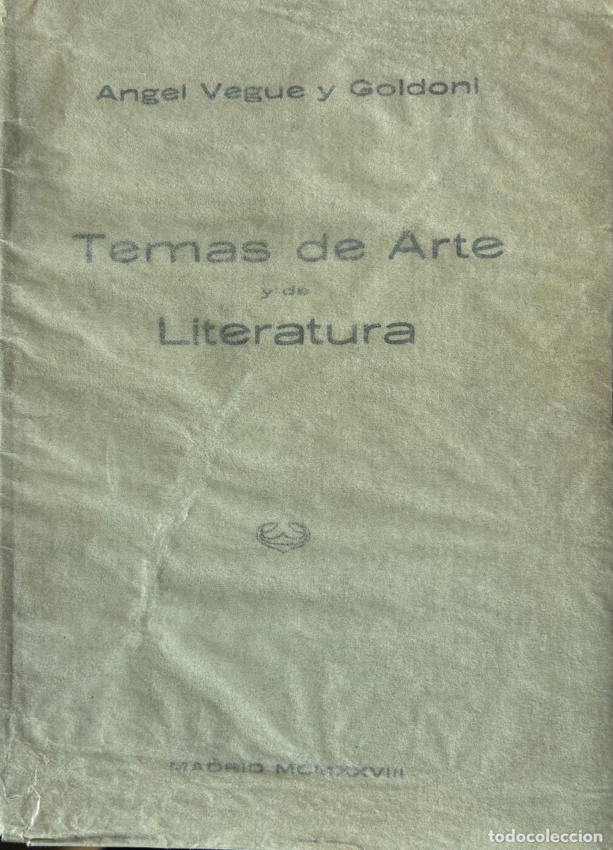 Libros antiguos: Temas de ARte y de Literatura 1928