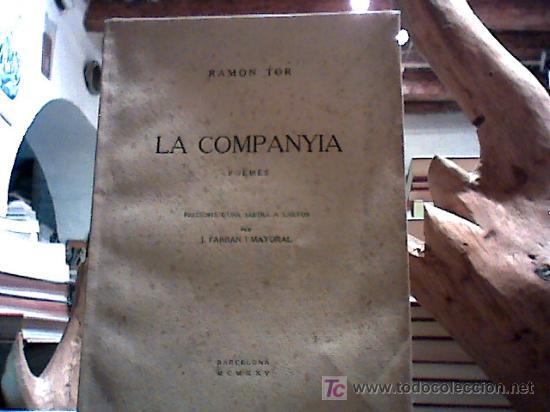 Libros antiguos: la companya (ramon tor, 1925) - Foto 1