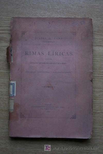 Antiquarische B&uuml;cher: Rimas l&iacute;ricas para los estudios en castellano de la ret&oacute;rica y de la m&uacute;sica en escuelas,...
