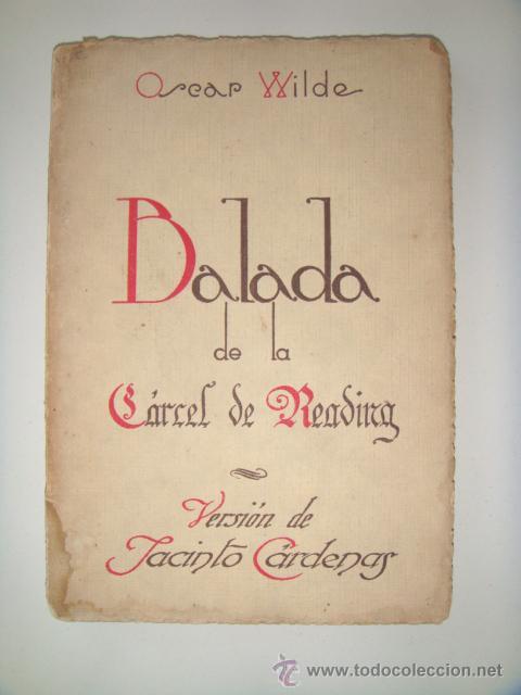 Libros antiguos: WILDE Oscar: BALADA DE LA CARCEL DE READING. - Foto 1