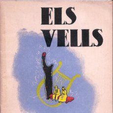 Libros antiguos: ELS VELLS FONT DE POESIA – BARCELONA 1936 – DIBUIXOS D’EVARIS MORA. Lote 26284893