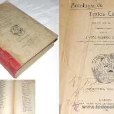 Libros antiguos: ANTOLOGIA DE TEXTOS CASTELLANOS DEL SIGLO XIII AL XX. Lote 27588659