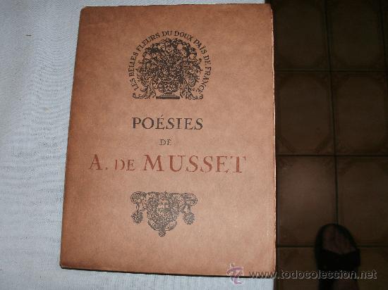 Libros antiguos: ALFREDO DE MUSSET - POESIES - Foto 1