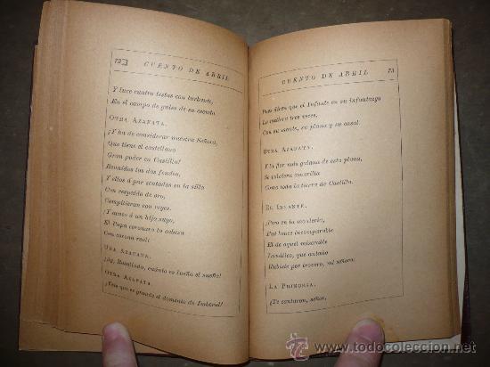 Libros antiguos: Cuento de Abril. (1910), 1&ordf; Edici&oacute;n. Ram&oacute;n del Valle Inclan. - Foto 3