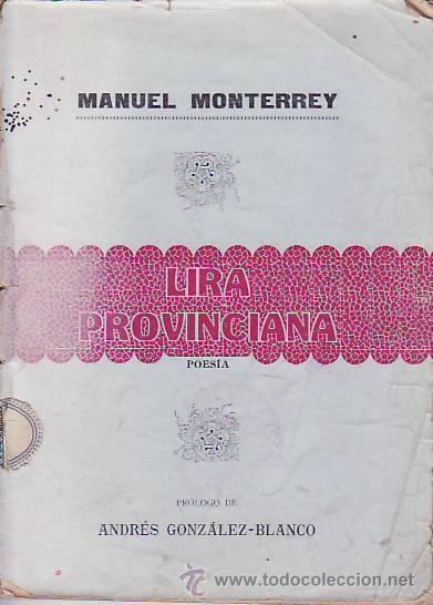 Libros antiguos: LIRA PROVINCIANA. POES&Iacute;A.