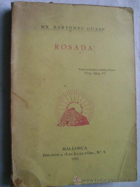 Libros antiguos: ROSADA. GUASP, Bartomeu. 1935 - Foto 1