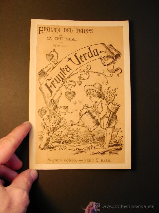 Libros antiguos: Fruyta verda.  C. Gum&aacute;. Preu: 2 rals. - Foto 1