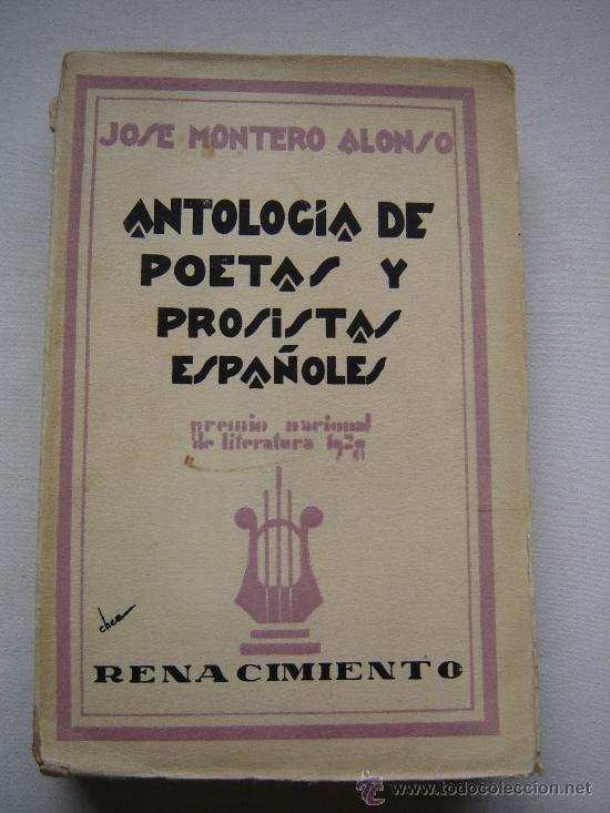 Libros antiguos: ANTOLOG&Iacute;A DE POETAS Y PROSISTAS ESPA&Ntilde;OLES, 1928