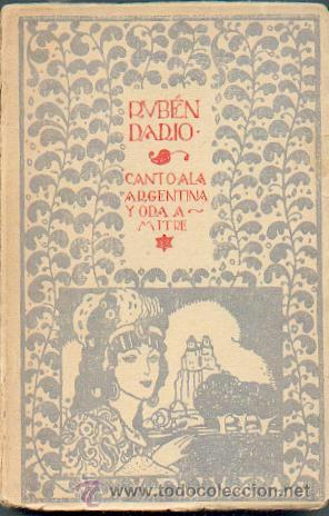 Libros antiguos: Canto a la Argentina y oda a Mitre