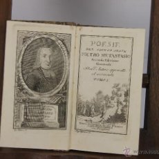 Libros antiguos: 4710- POESIE DEL SIGNORE ABATE PIETRO METASTASIO. EST. ADAMO SCIONICO. 1772/1774. 1O VOL. . Lote 43657833