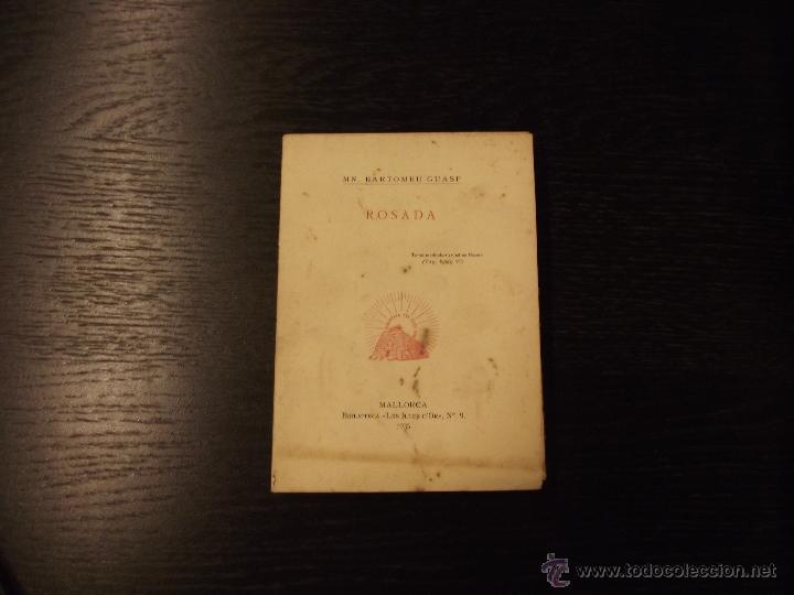 Libros antiguos: ROSADA, BARTOMEU GUASP - Foto 1