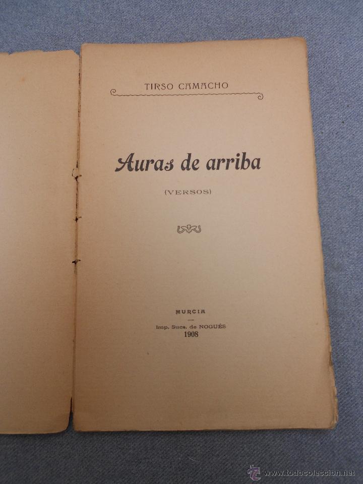 Libros antiguos: AURAS DE ARRIBA - Foto 2