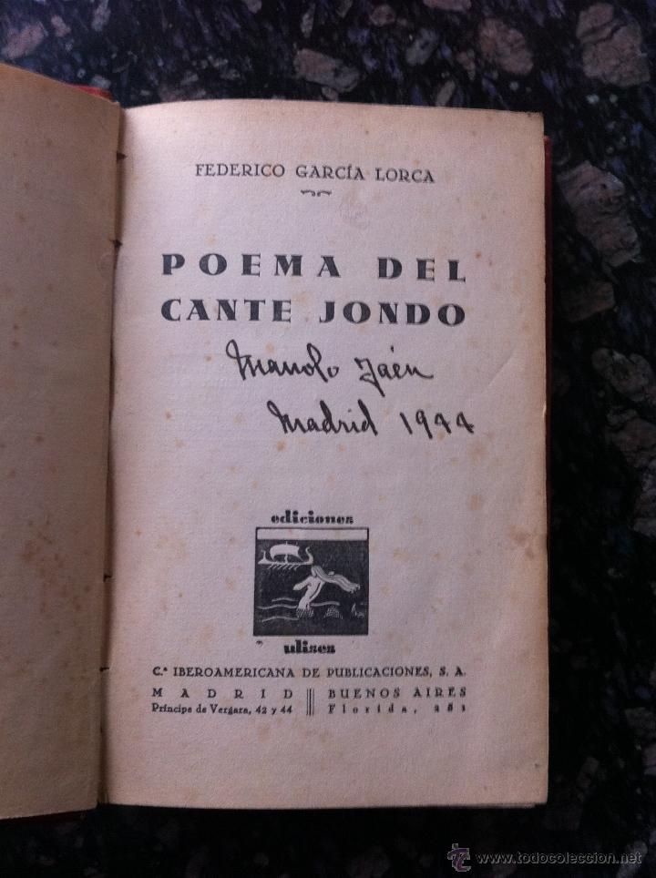 poema del cante jondo de federico garcia lorca