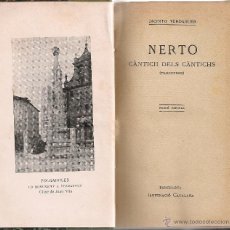 Libros antiguos: NERTO / J. VERDAGUER. BCN : IIUSTRACIO CATALANA. 17X10CM. 198 P.