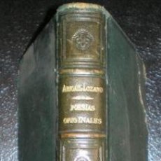 Libros antiguos: LOZANO, ABIGAIL: COLECCION DE POESIAS ORIGINALES. (C/1864). Lote 49375119