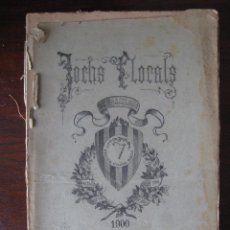 Libros antiguos: JOCHS FLORALS DE BARCELONA AÑO 42 DE LA RESTAURACIÓN 1900