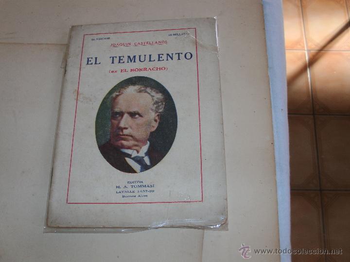 Libros antiguos: EL TEMULENTO - JOAQUIN CASTELLANOS -