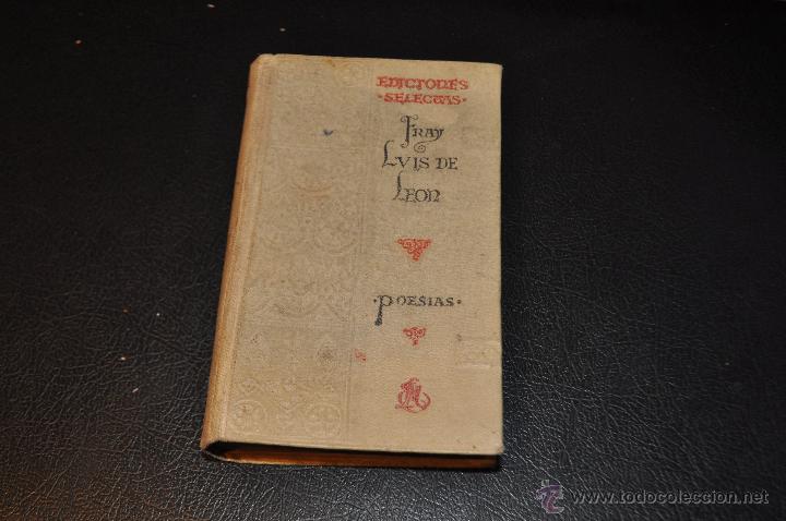 Libros antiguos: EDICIONES SELECTAS FRAY LUIS DE LEON - POESIAS - APS1