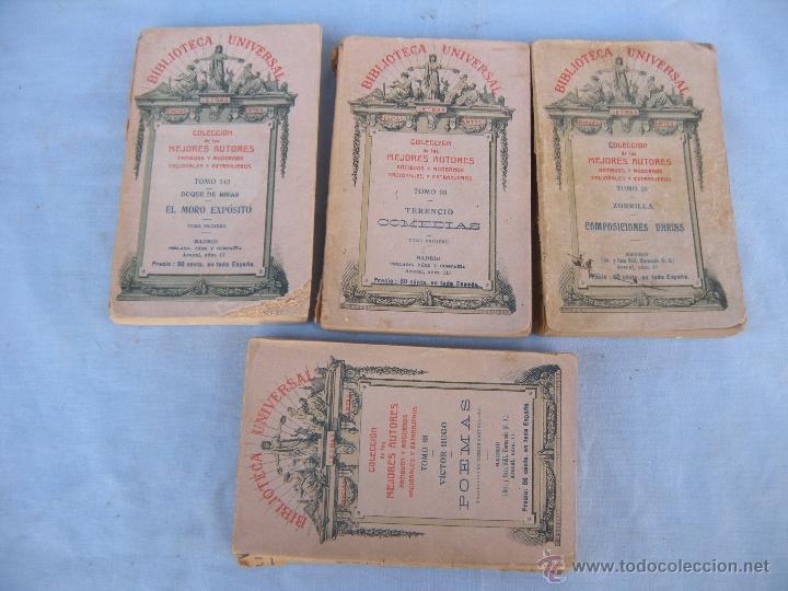 Libros antiguos: LOTE DE 4 LIBROS BIBLIOTECA UNIVERSAL - Foto 1
