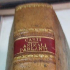 Libros antiguos: GLI ANIMALI PARLANTI POEMA EPICO DIVISO IN VENTISEI CANTI TOMO 2 G. B. CASTI AÑO 1823 SIGLO XIX