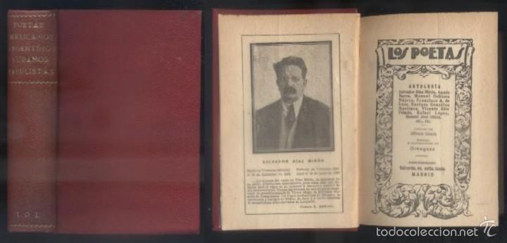 Libros antiguos: ANTOLOGIA DE POETAS MEXICANOS, ARGENTINOS, CUBANOS, FABULISTAS.    A-POE-1462