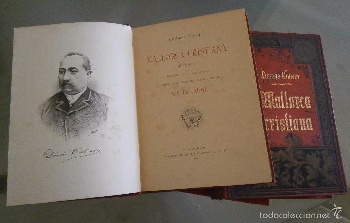 Libros antiguos: Mallorca cristiana. Poema de la conquista de Mallorca. Dim&aacute;s Calvet