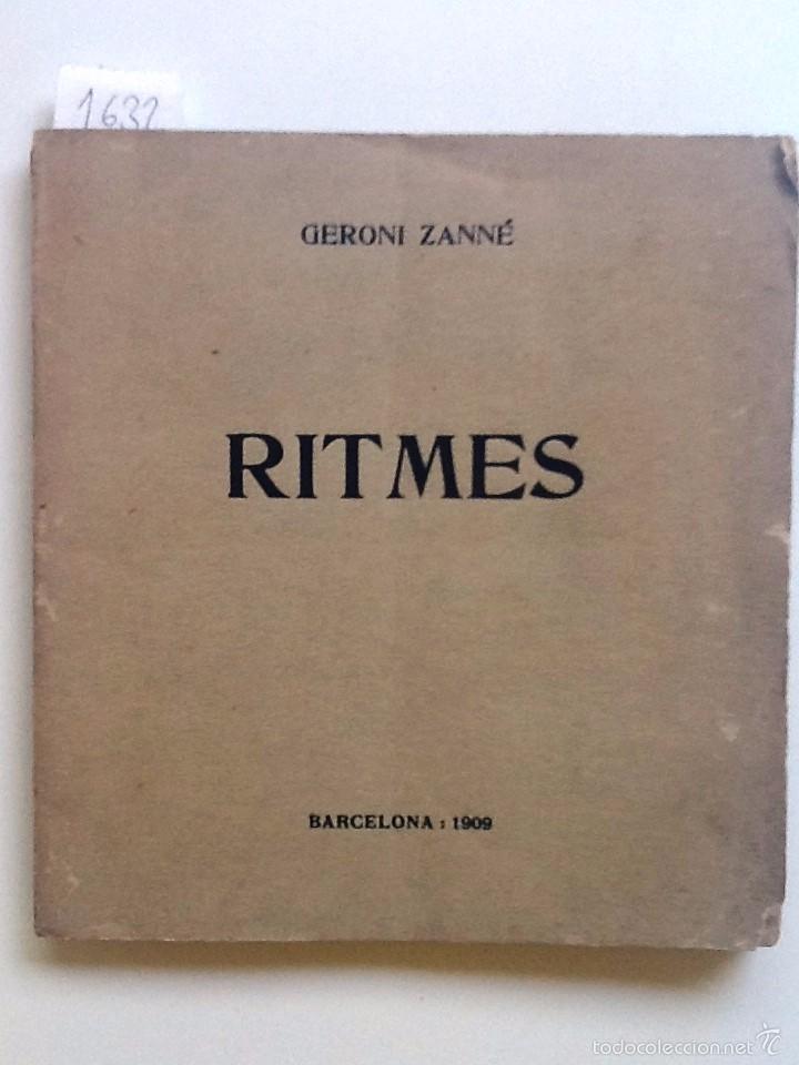 Libros antiguos: RITMES. 1909 GERONI ZANNE - Foto 1