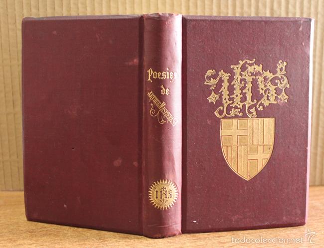 Livros antigos: POESIES D'ARTHUR MASRIERA DE LA COMPANYIA DE JES&Uacute;S. 1893