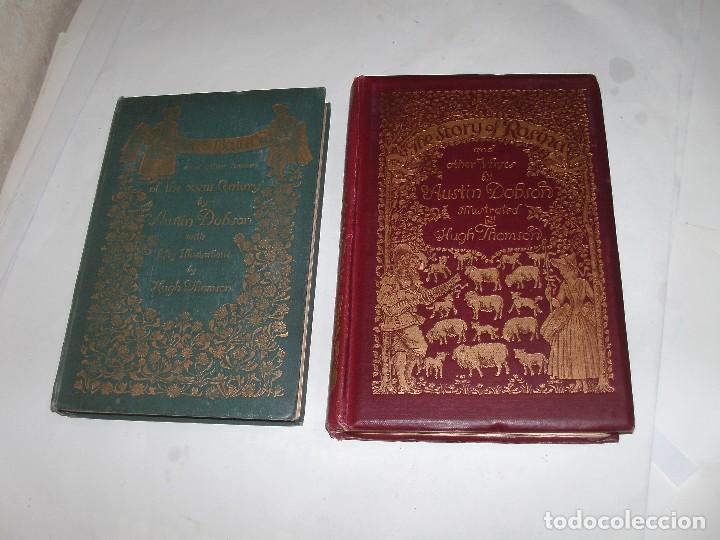 Libros antiguos: AUSTIN DOBSON - DOS LIBROS DE POEMAS - - Foto 1