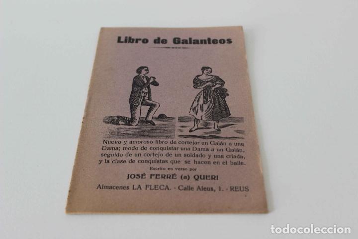 Libros antiguos: Libro de Galanteos. Jos&eacute; Ferr&eacute; Queri. Almacenes La Fleca, Reus, ca 1890.