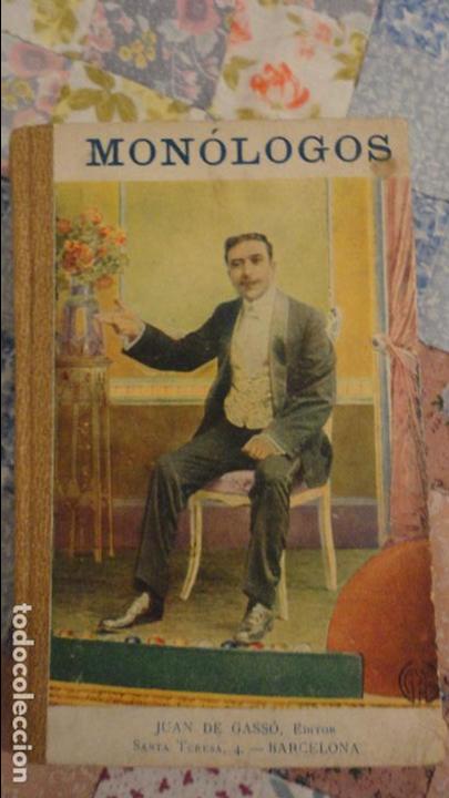 Libros antiguos: FRANCISCO DE CARRION.MONOLOGOS Y COMPOSICIONES PARA RECITAR.JUAN DE GASSO.BARCELONA.