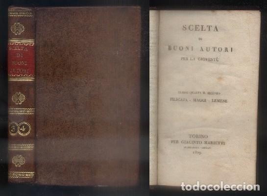 Libros antiguos: S CELTA DI BUONI AUTORI PER LA GIOVENTU. POESIE SCELTE. TOMOS 3 y 4.  A-INCOMP-214