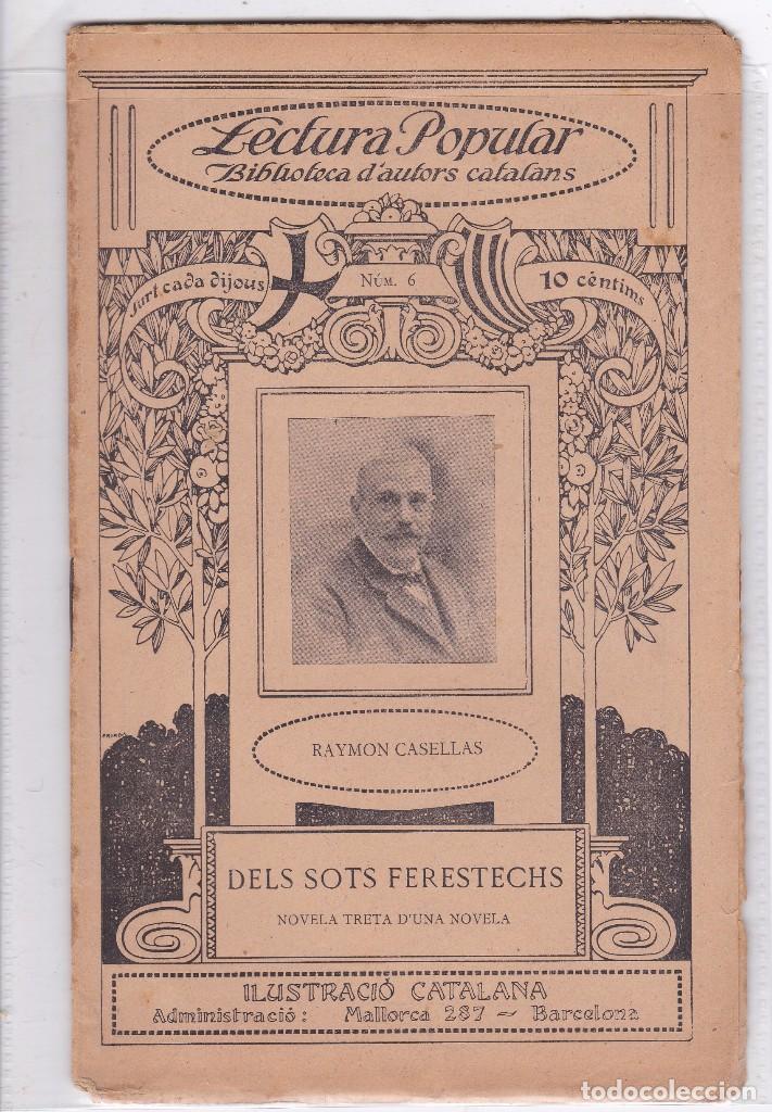 Libri antichi: N&ordm;6 RAYMON CASELLAS - DELS SOTS FERESTECHS ( ILUSTRACIO CATALANA)