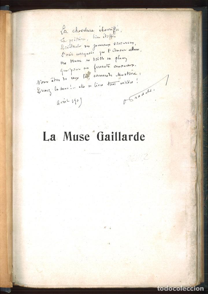 Libros antiguos: LA MUSE GAILLARDE. Octave Pradels - Foto 2