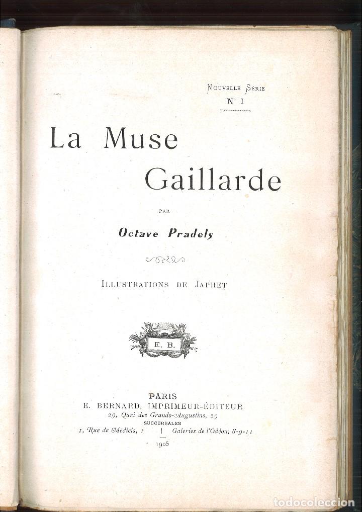 Libros antiguos: LA MUSE GAILLARDE. Octave Pradels - Foto 3