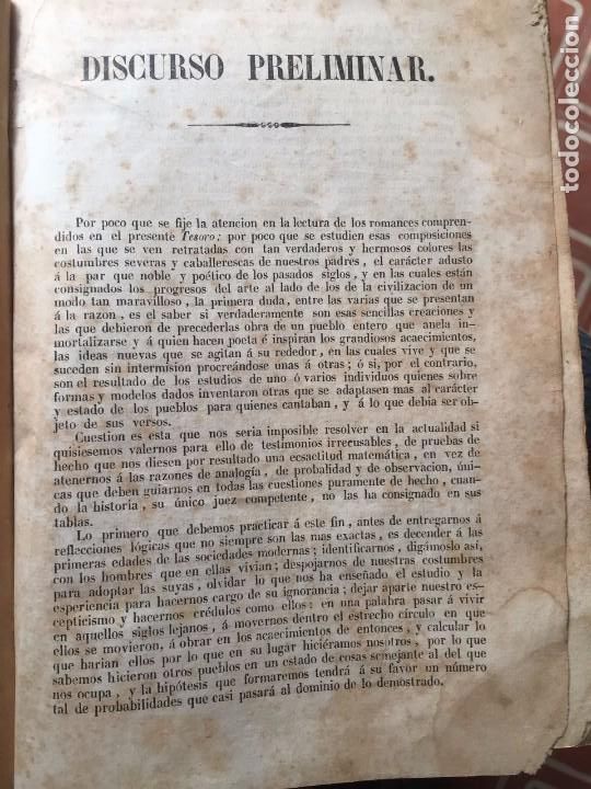 Libros antiguos: Romances caballerescos e hist&oacute;ricos. - Foto 2