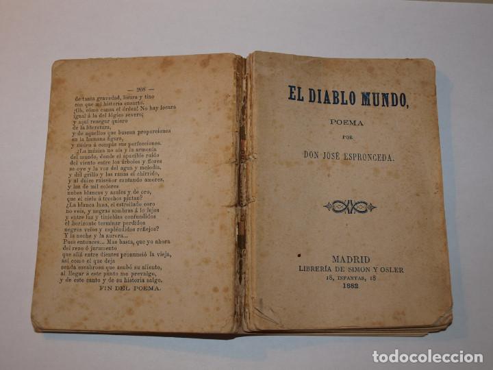 josé espronceda. el diablo mundo. madrid 1882. - Comprar Libros