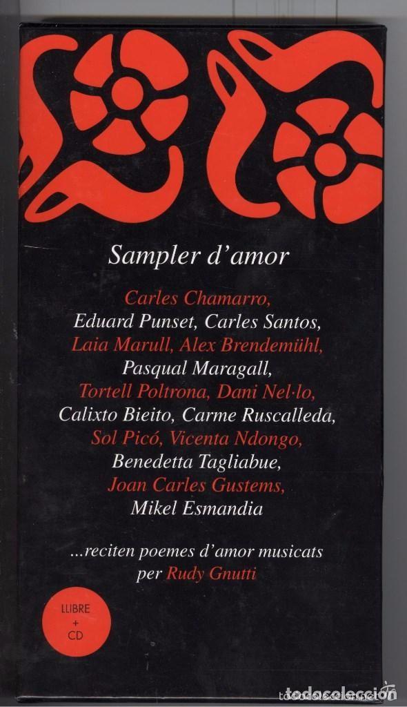 Libros antiguos: Sampler d'amor. Poesia recitada y musicada x Rudy Gnutti (Libro+CD &Aacute;ncora 2009) precintado! ver foto