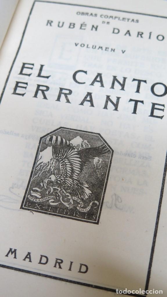 Libros antiguos: EL CANTO ERRANTE. RUBEN DARIO - Foto 2
