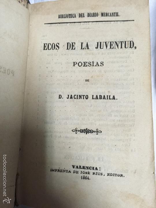 Libros antiguos: BIBLIOTECA DIARIO MERCANTIL. POESIA Y NOVELAS VARIOS. A&Ntilde;O 1864.