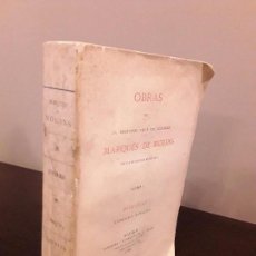 Libros antiguos: OBRAS MARIANO ROCA DE TOGORES- MARQUÉS DE MOLINS- TOMO I - POESÍAS MADRID 1881 -TERCERA EDICION