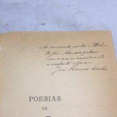 Libros antiguos: LAMPEJOS POESIAS RAMOS-COELHO LISBOA PORTUGAL PORTUGUESA 1896 FIRMA AUTOGRAFA AUTOR DEDICADO. Lote 108238047